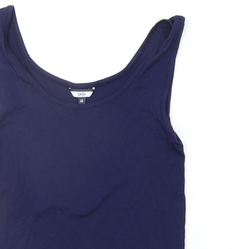DASH Womens Blue   Basic Tank Size 10