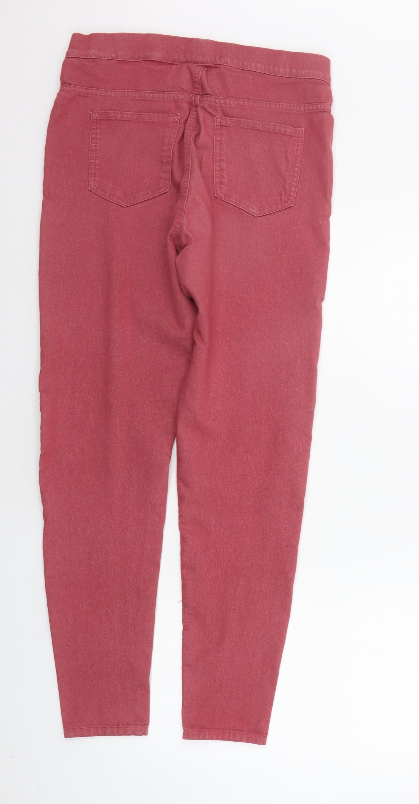 Womens UK Size 12 Marks and Spencer  Jegging Red Leggings