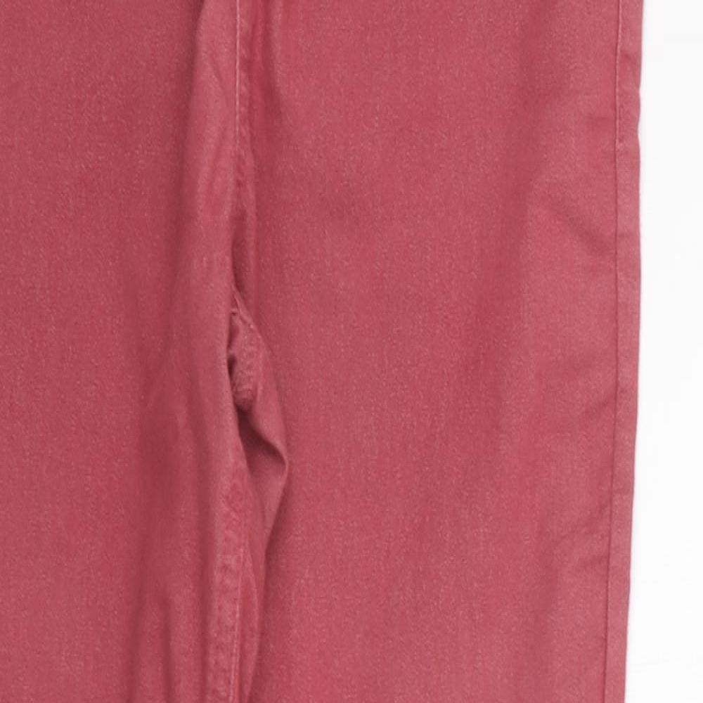 Womens UK Size 12 Marks and Spencer  Jegging Red Leggings