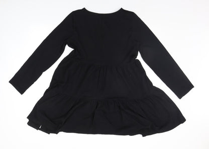 Boohoo Womens Black   A-Line  Size 10