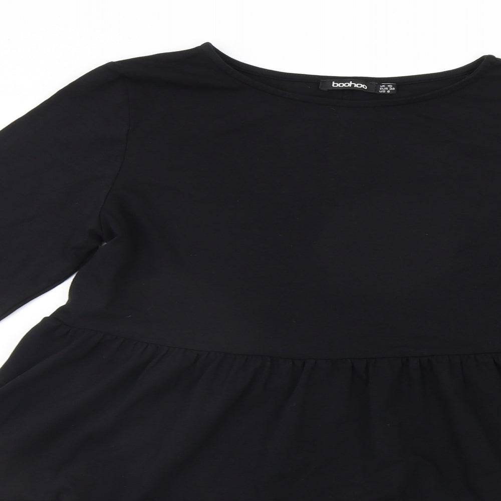 Boohoo Womens Black   A-Line  Size 10