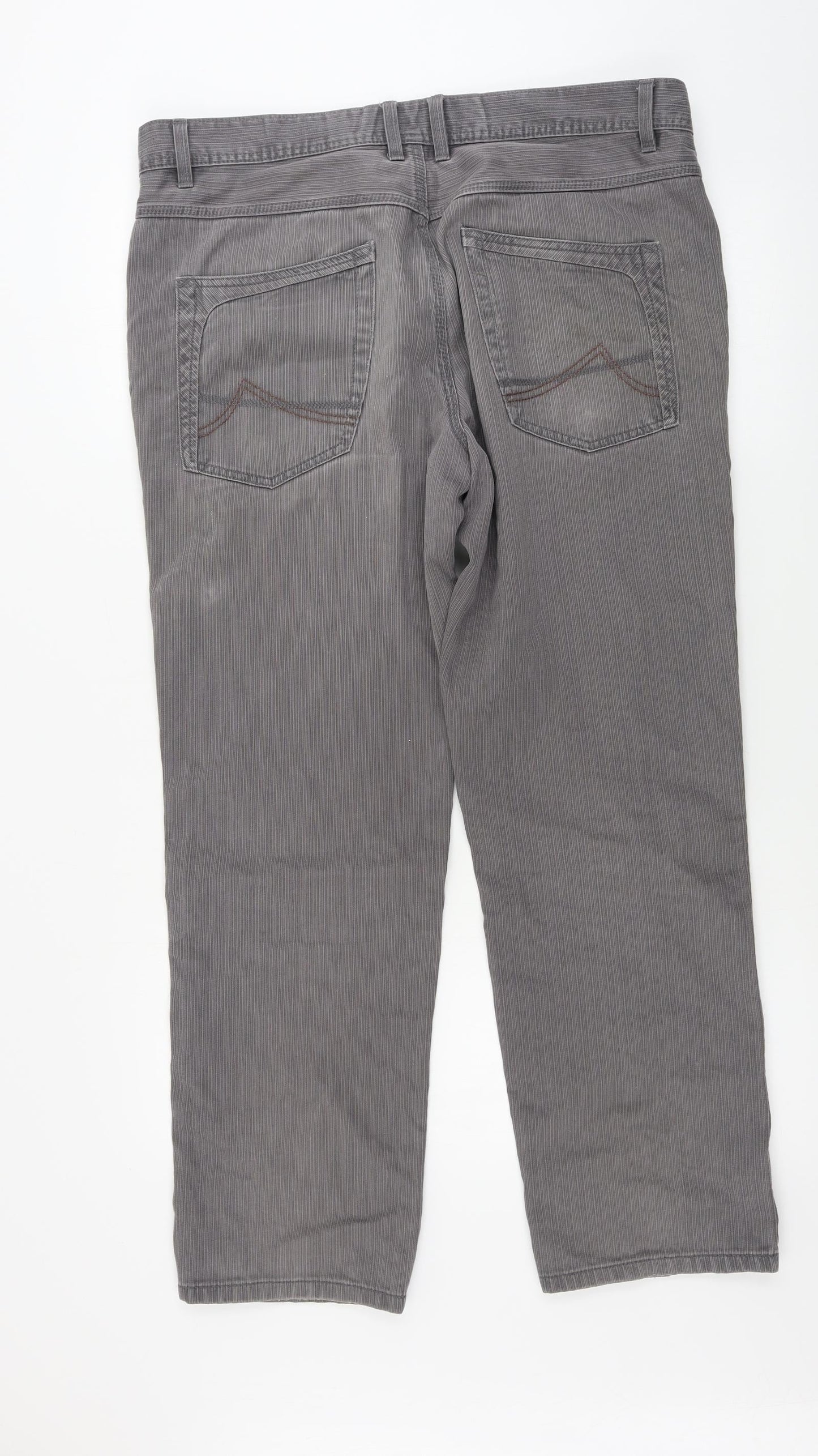 Mataray     Mens Grey   Straight Jeans Size 36 in L28 in