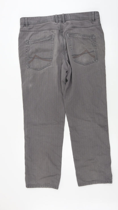 Mataray     Mens Grey   Straight Jeans Size 36 in L28 in