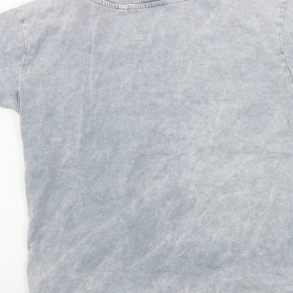 NEXT  Boys Grey Houndstooth  Basic T-Shirt Size 6 Years
