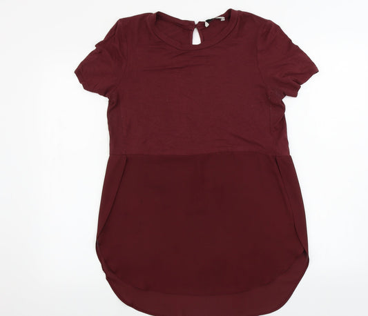 Womens UK Size 10 TU Brown Basic Blouse
