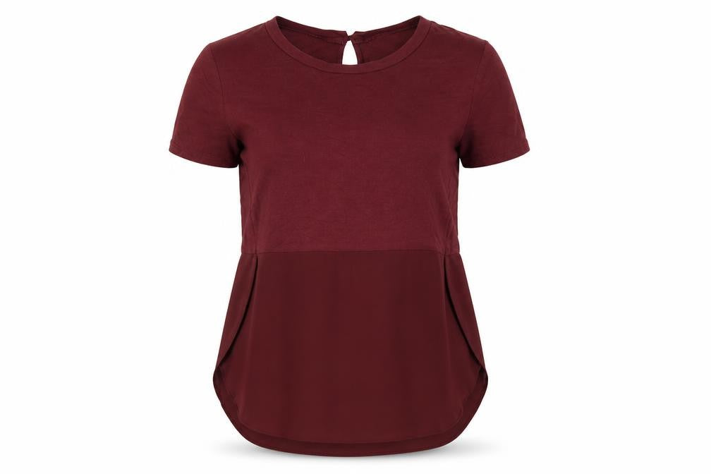 Womens UK Size 10 TU Brown Basic Blouse