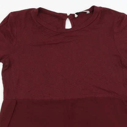 Womens UK Size 10 TU Brown Basic Blouse