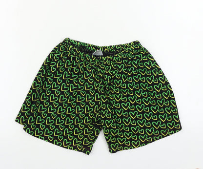 Pyjama Factory  Girls Black   Sweat Shorts Size 13-14 Years