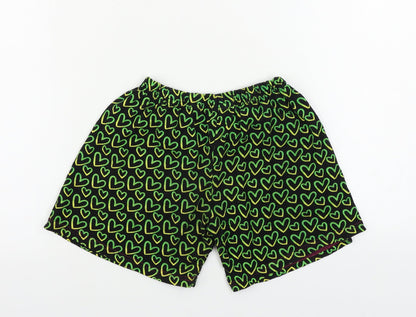 Pyjama Factory  Girls Black   Sweat Shorts Size 13-14 Years