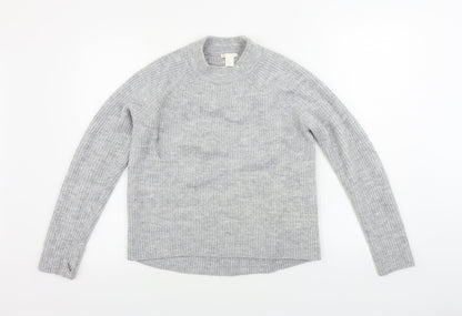 Womens UK Size S H&M Grey Pullover Jumper