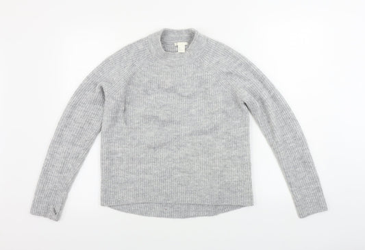 Womens UK Size S H&M Grey Pullover Jumper