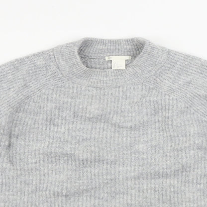 Womens UK Size S H&M Grey Pullover Jumper