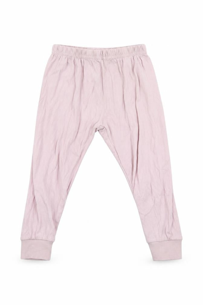Front view of Preworn Pink Snow Pants Leggings, size 12-18, Months