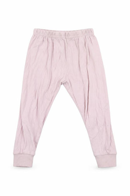 Front view of Preworn Pink Snow Pants Leggings, size 12-18, Months