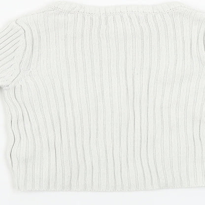 Aspen Boys White   Pullover Jumper Size 2 Years