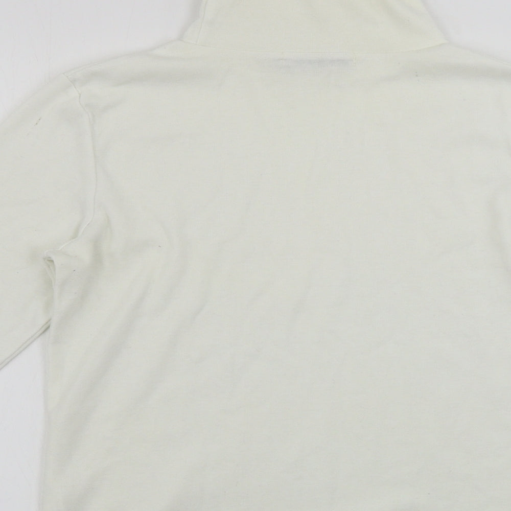 Womens UK Size 12 Emreco Ivory Pullover Jumper
