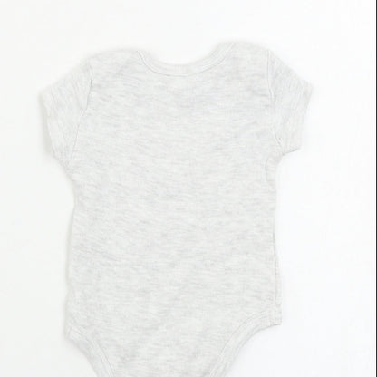 pep&co Girls Grey   Babygrow One-Piece Size 0-3 Months
