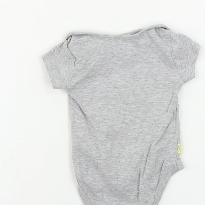 pep&co Boys Grey   Babygrow One-Piece Size 0-3 Months