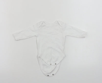 George  Baby White   Babygrow One-Piece Size 0-3 Months