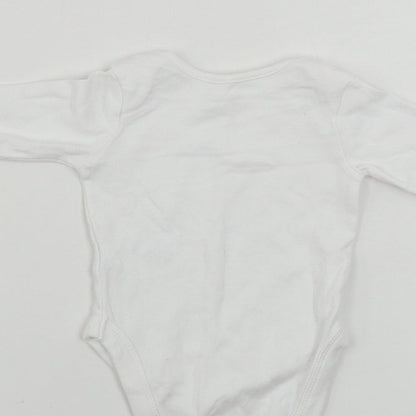 George  Baby White   Babygrow One-Piece Size 0-3 Months