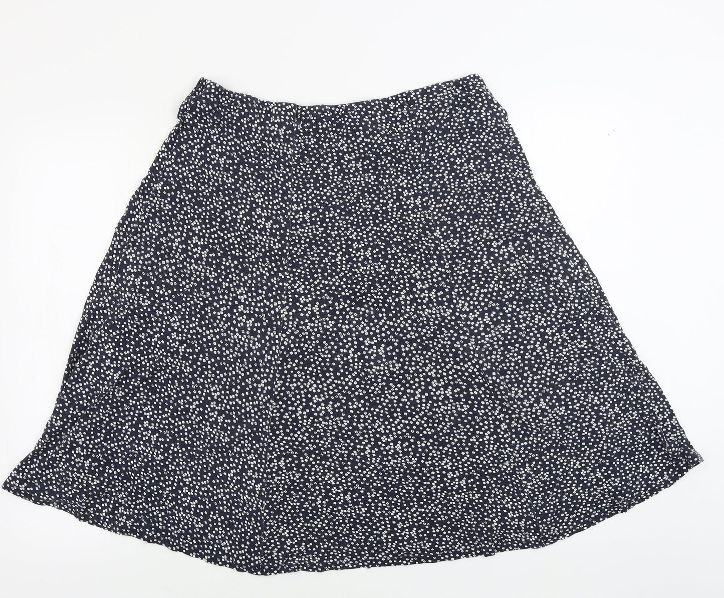 BHS  Womens Blue Floral  A-Line Skirt Size 18