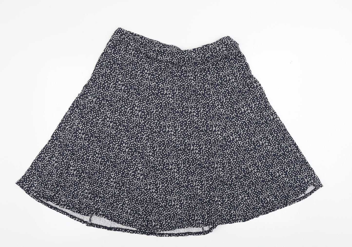 BHS  Womens Blue Floral  A-Line Skirt Size 18