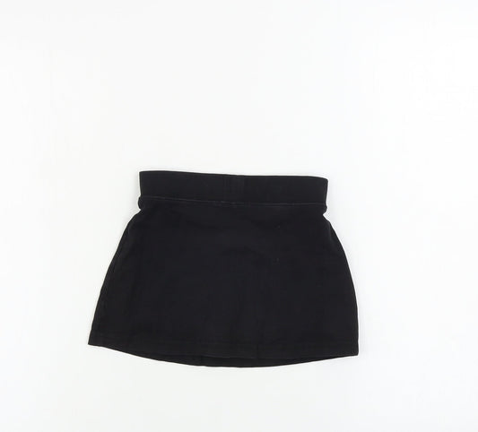 school life Girls Black   A-Line Skirt Size 5 Years