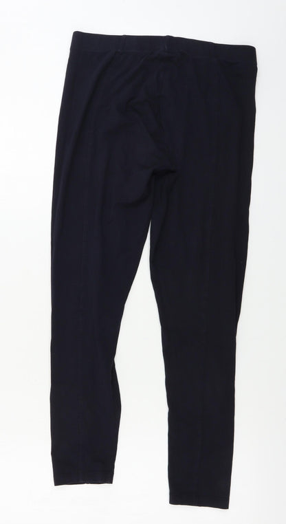 Womens UK Size 14 Marks and Spencer Regular Fit  Black Trousers