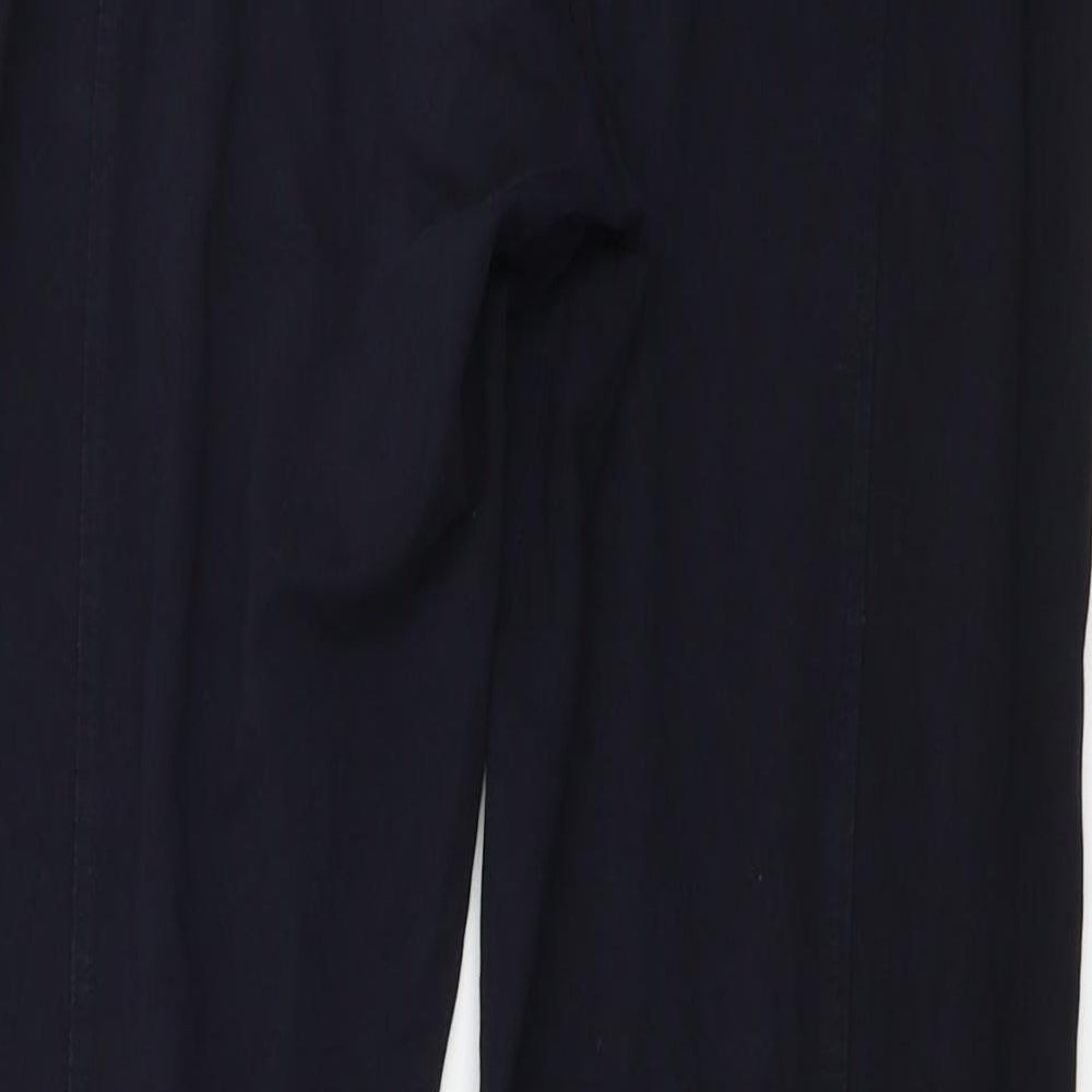 Womens UK Size 14 Marks and Spencer Regular Fit  Black Trousers