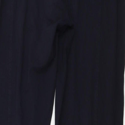 Womens UK Size 14 Marks and Spencer Regular Fit  Black Trousers