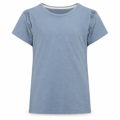 Lily & Dan Girls Blue   Basic T-Shirt Size 11-12 Years