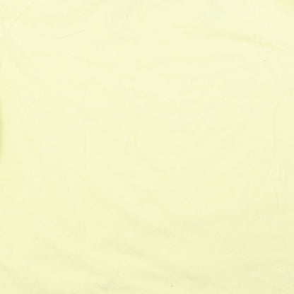 Womens UK Size XS H&M Yellow Basic T-Shirt