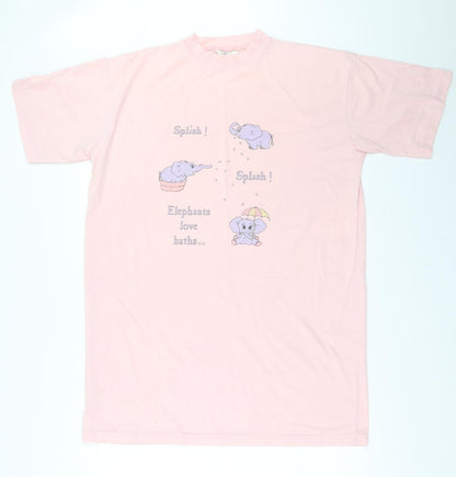 shhhhh Womens Pink Solid  Top Dress One Size