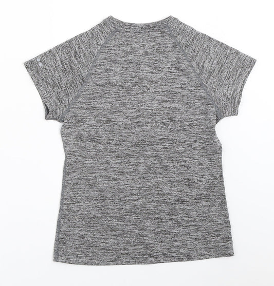 Matalan Girls Grey   Basic T-Shirt Size 8-9 Years