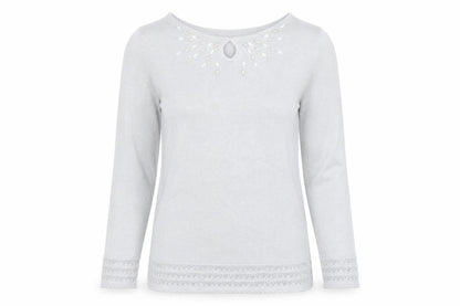 Bonmarché Womens Grey Pullover Jumper Size S