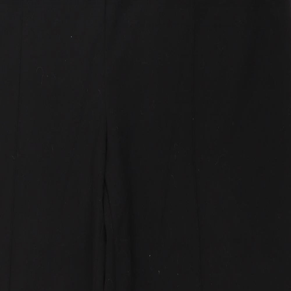 Womens UK Size 18 EWM Regular Fit  Black Trousers