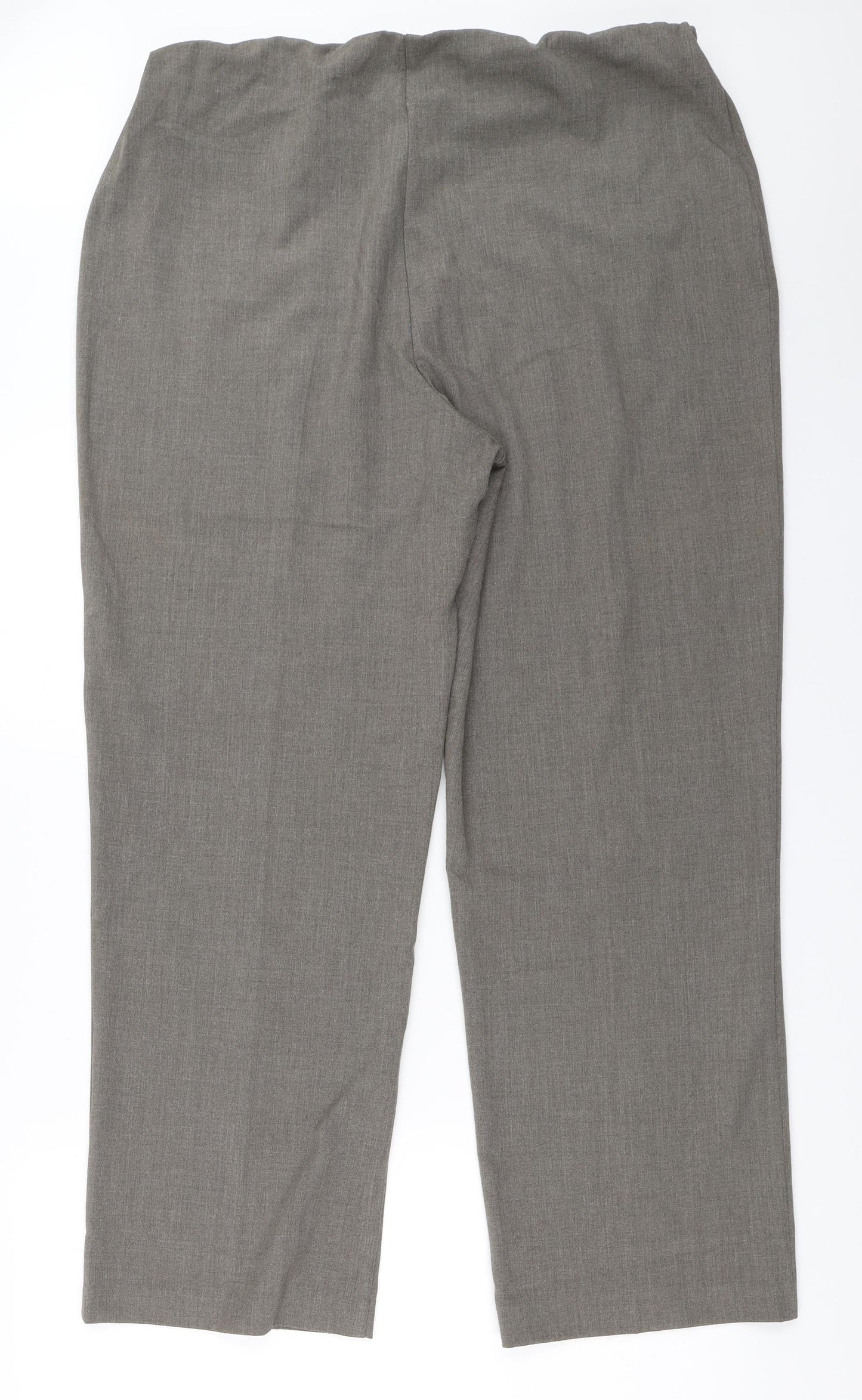 Womens UK Size 18 EWM Regular Fit  Grey Trousers
