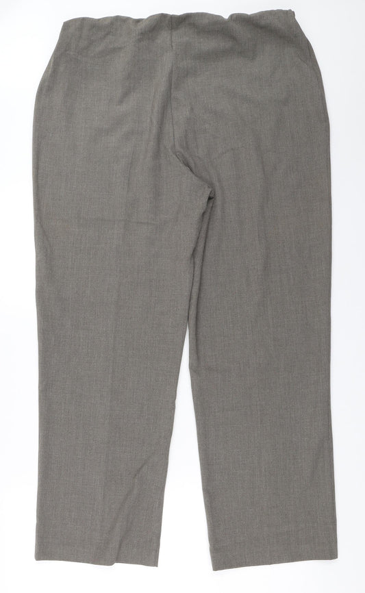 Womens UK Size 18 EWM Regular Fit  Grey Trousers