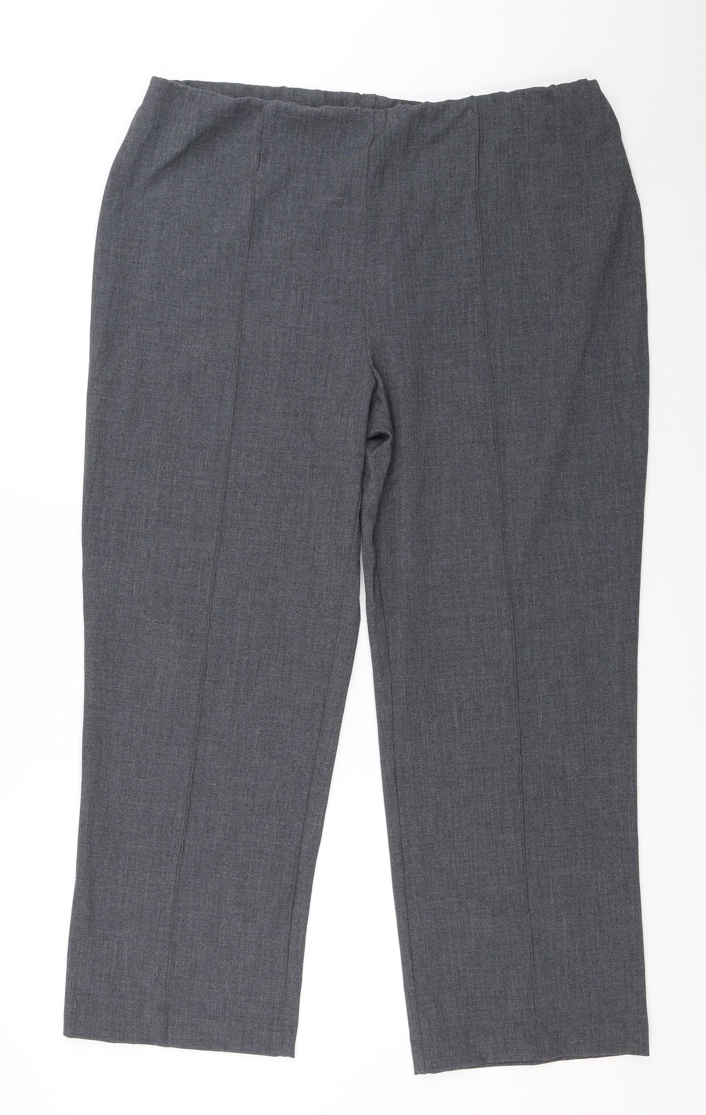 Womens UK Size 18 EWM Regular Fit  Grey Trousers