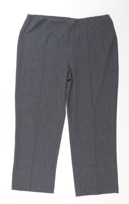 Womens UK Size 18 EWM Regular Fit  Grey Trousers