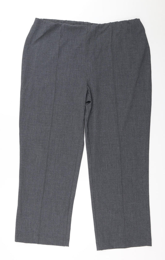 Womens UK Size 18 EWM Regular Fit  Grey Trousers