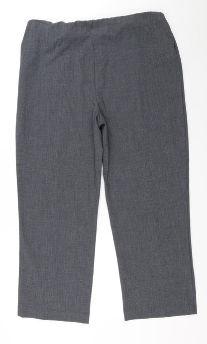 Womens UK Size 18 EWM Regular Fit  Grey Trousers