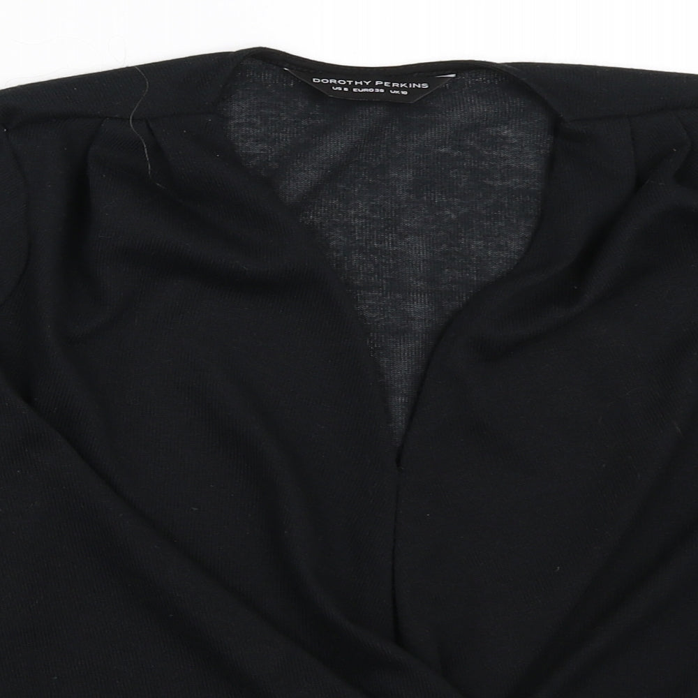 Womens UK Size 10 Dorothy Perkins Black Pullover Jumper