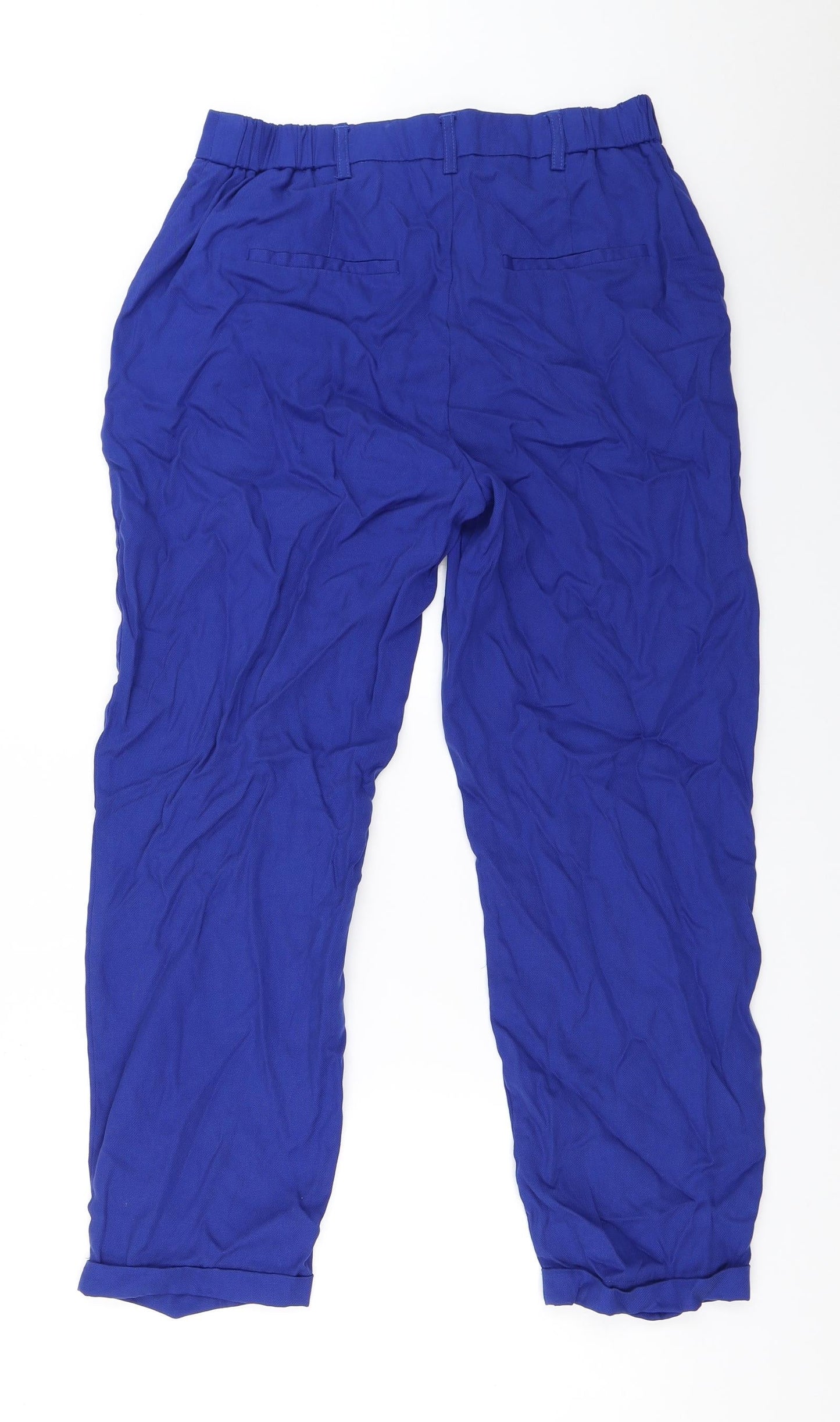 Vera Moda Womens Blue   Trousers  Size 36 L26 in