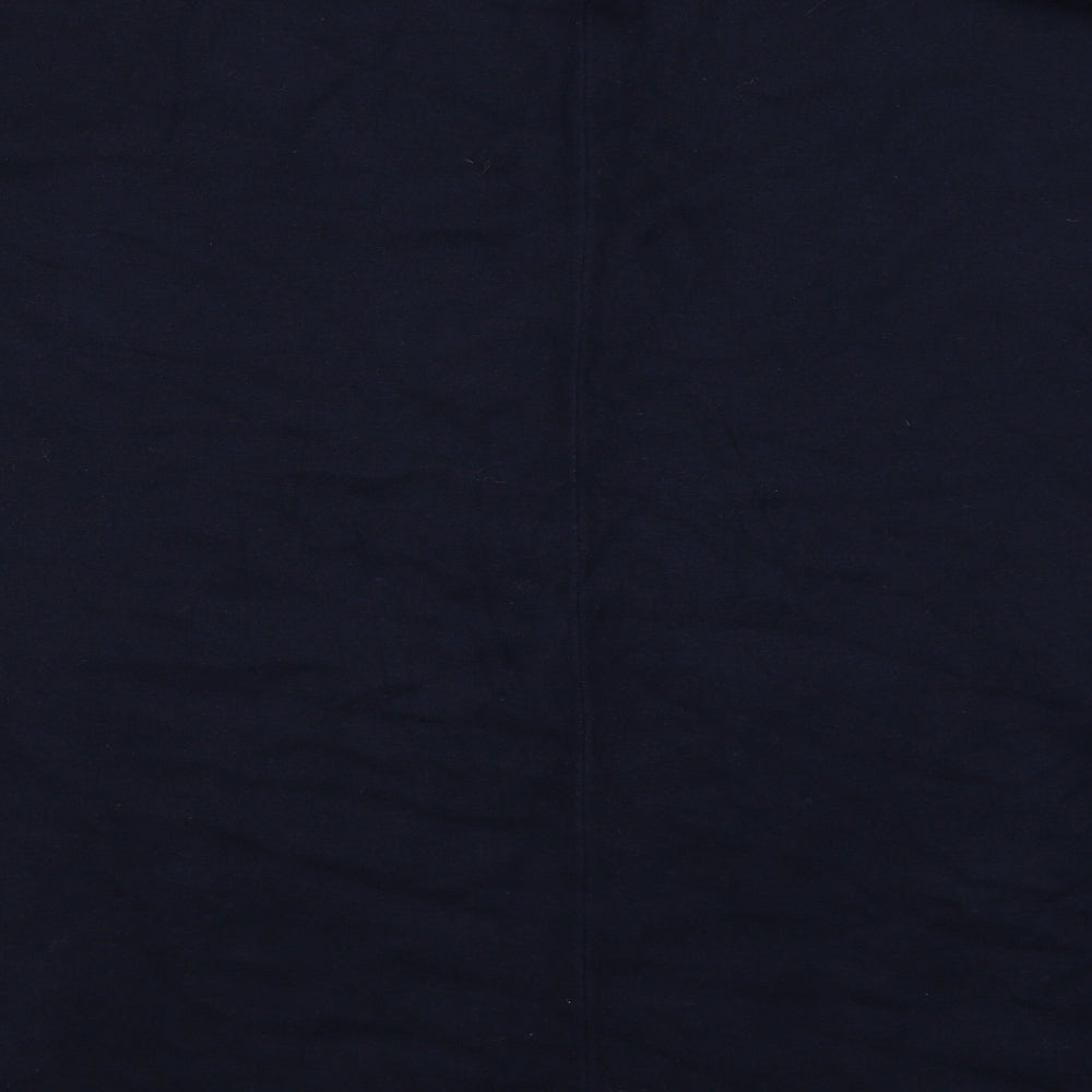 Womens UK Size One Size Preworn Blue Cape Jumper