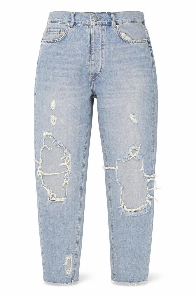 Womens UK Size 28 in Never Denim Regular Fit Mom Blue Jeans