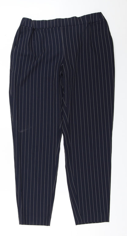 Womens UK Size 38 Preworn Regular Fit  Blue Trousers