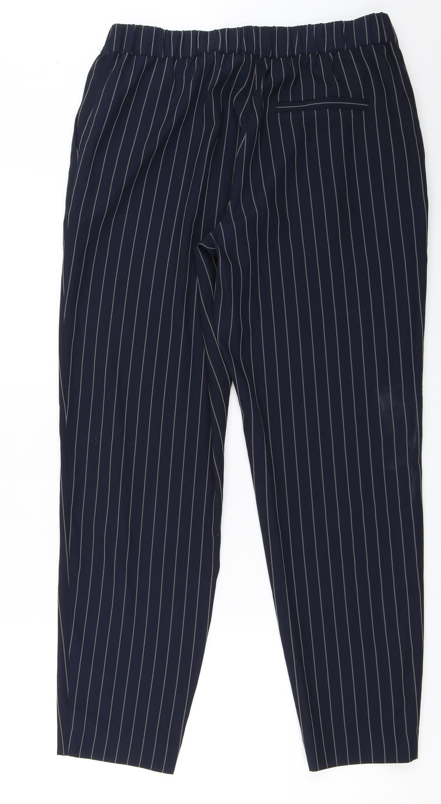 Womens UK Size 38 Preworn Regular Fit  Blue Trousers
