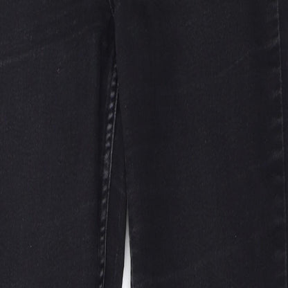 Womens UK Size 29 in H&M Regular Fit Skinny Black Jeans