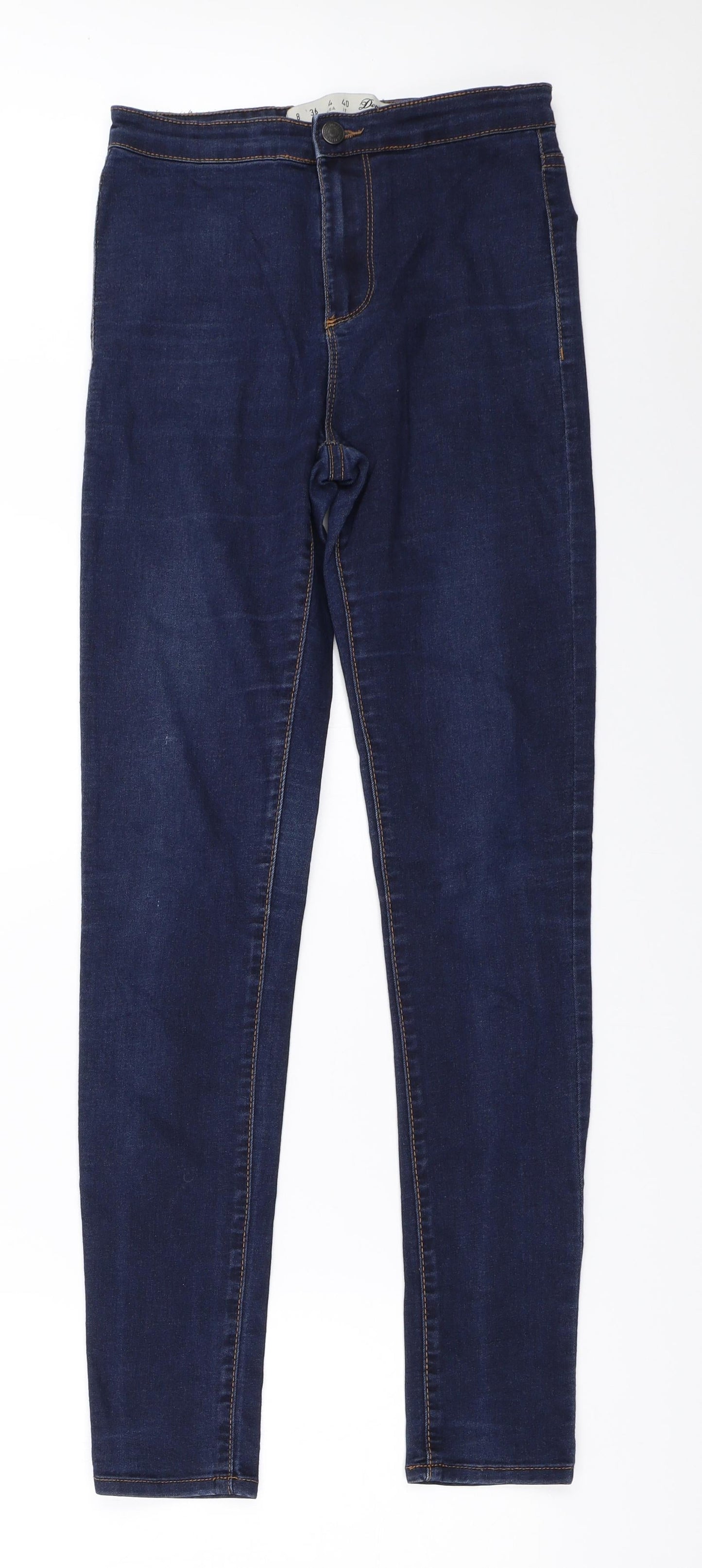 Primark Womens Blue   Skinny Jeans Size 8 L29.5 in